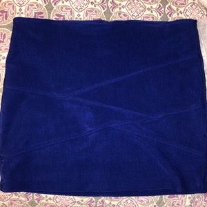 Dark blue body con skirt